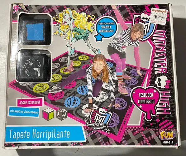 Tapete Horripilante Twister Monster High - Jogo de Equilíbrio