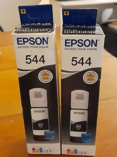 2 Cartucho de tinta Epson 544 Preto - Original