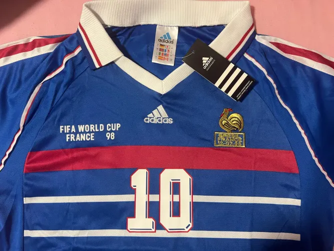 Camisa França Zidane 1998