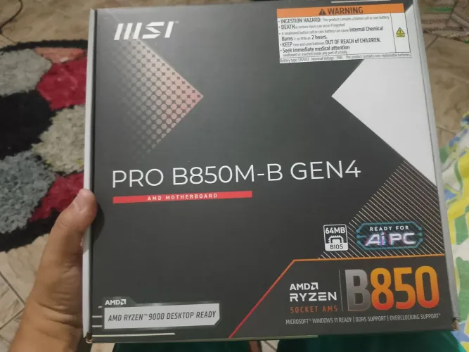Placa mãe B850 AM5 DDR5