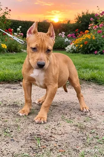 Filhote Pit Bull 3 meses.
