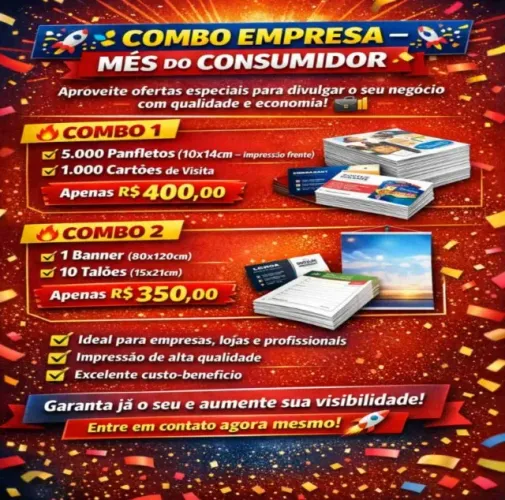 Mes do consumidor mes empresa gráfica !