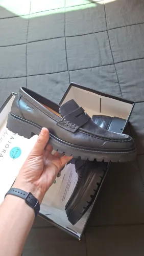Sapato Loafer Masculino Majorano Couro Preto Solado Tratorado - Tam 41 - Novo na Caixa