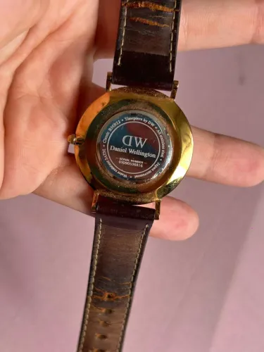 Relógio Daniel Wellington Original Classic Bristol Rose Gold Couro Marrom