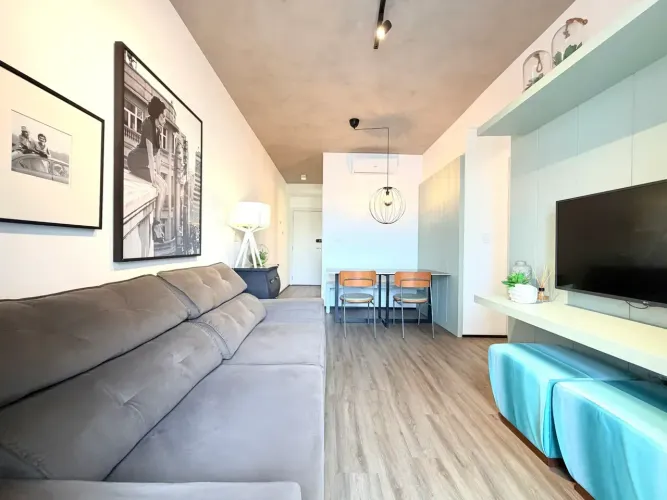 Apartamento com 2 Quartos e 2 banheiros para Alugar, 58 m² por R$ 4.800/Mês
