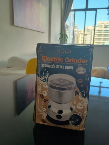 220V - Moedor de café Inox - Triturador elétrico de grãos Sementes