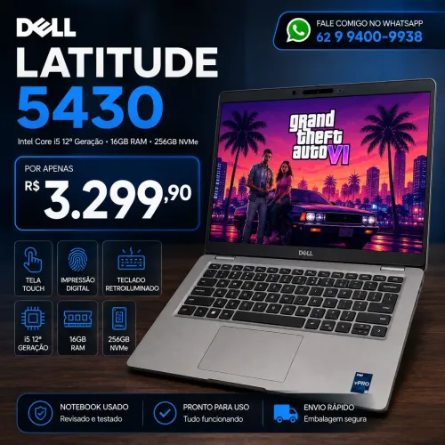 Dell Latitude 5430 Touch Intel Core i5-1245U 16GB RAM SSD 256GB Full HD 