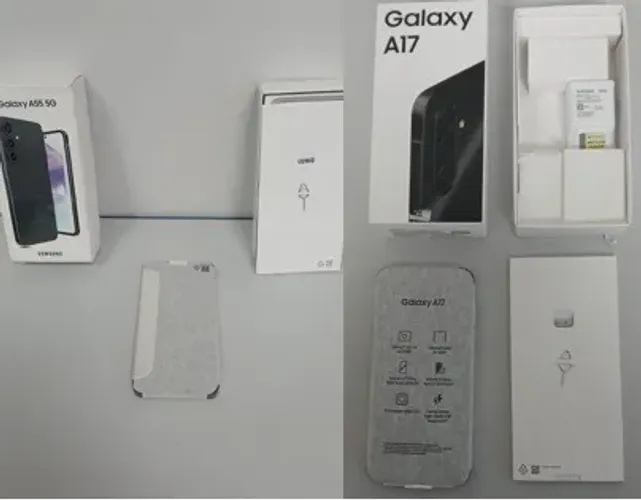 Kit Celular ( A17 e A55) 2 aparelhos Pelo preço de 1 ambos com 256 gb 5G
