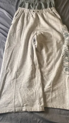 Calça moletom double waist