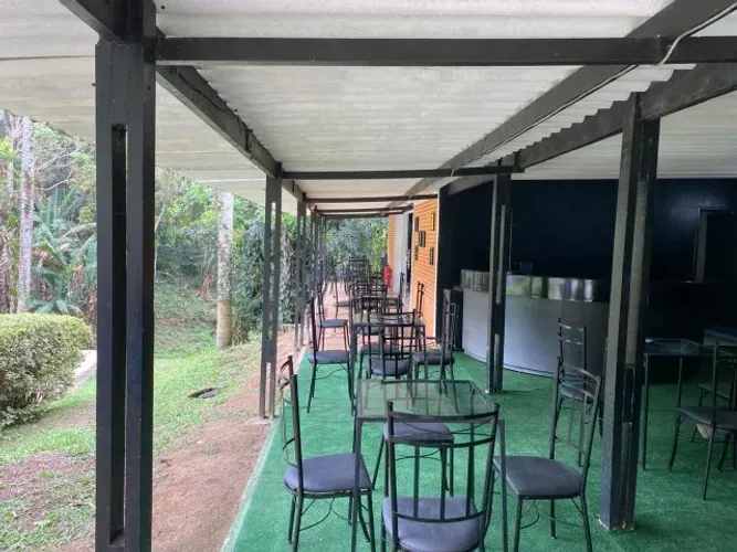 Mesa em Ferro preto Tampo em Vidro