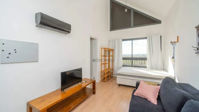 Apartamento 1 Dormitório Mobiliado no Bairro Parque Una Aluguel + Condomínio