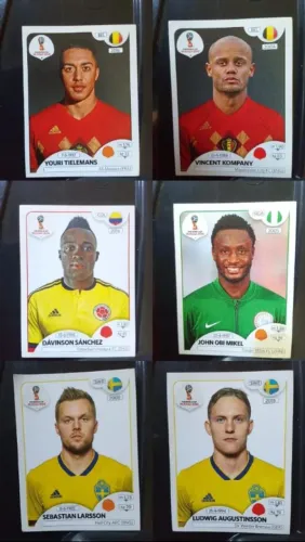 Figurinhas copa 2018