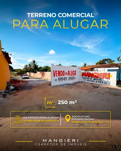 Terreno Comercial de 250m² para Locação | Em Frente ao Liverpool Eco Residence