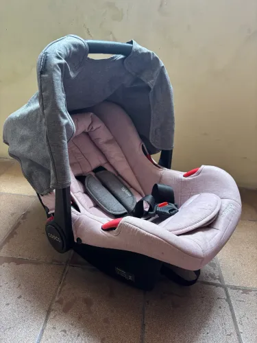 Bebê Conforto Igloo Rosa Mescla com Cinza Cosco
