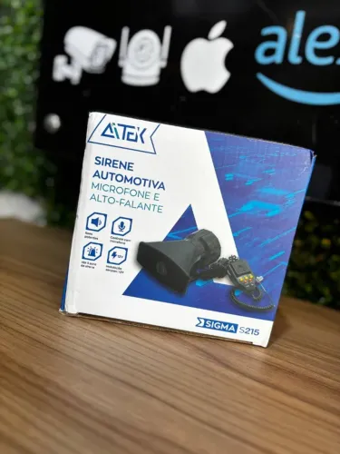 Sirene Automotiva 3 Sons Microfone e Auto Falante AiTek S215
