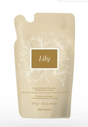 Hidratante acetinado lily