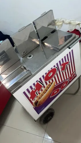 Carrinho de hot dog inox novo