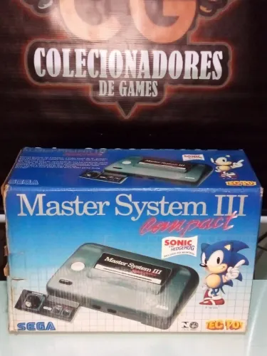 Console Master System III Compact - TecToy (Sonic na Caixa)