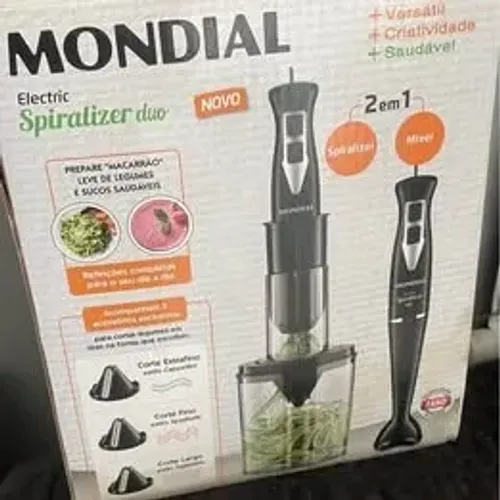 Mixer/Cortador de Legumes 2 em 1 Mondial SEMINOVO (Completo)