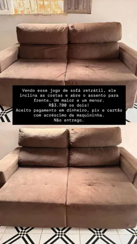 Sofá retrátil