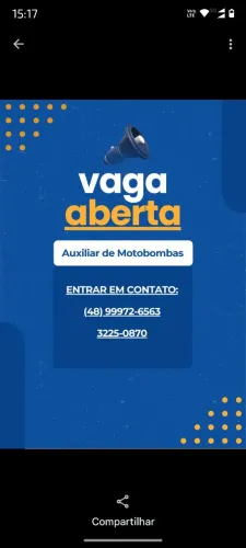 VAGA DE EMPREGO!