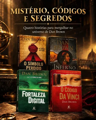 Kit 4 Livros Dan Brown