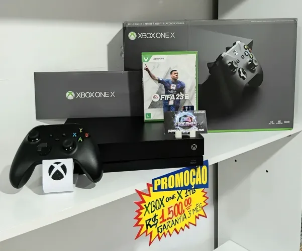 Xbox one x 1TB. Garantia 3 meses aqui na LOJA FABGAMES