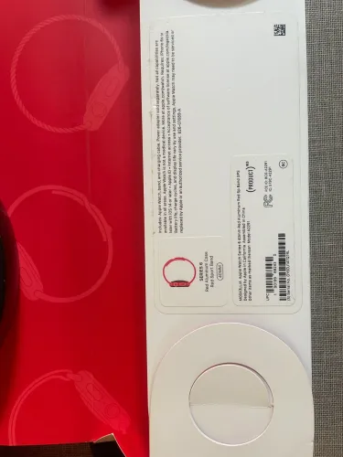 Apple watch série 6 vermelho
