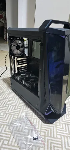 Gabinete gamer pichau com 6 fans instalados + (Suporte para CPU ajustável de aço)