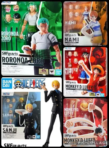 S.h.figuarts One Piece Bandai - PACK x05 - NOVOS