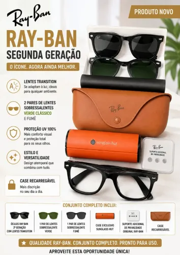 Óculos Rayban Meta 2° Geração