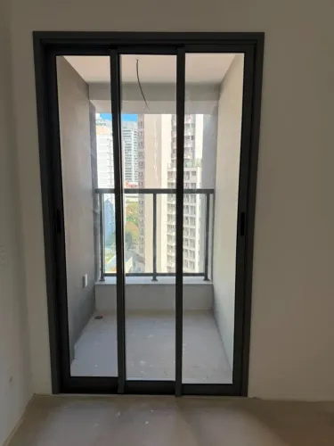 Porta de Vidro para Varanda - Nova, Sem Uso, Direto da Obra