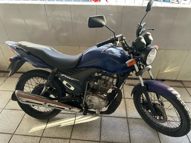 Cg azul 125 ks freio a disco adaptado