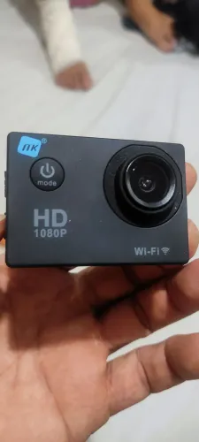 Câmera De Açao a 4k com acessórios completos e case