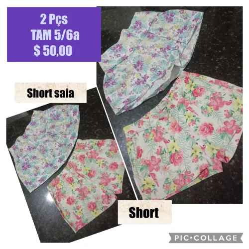 Shorts Infantil 