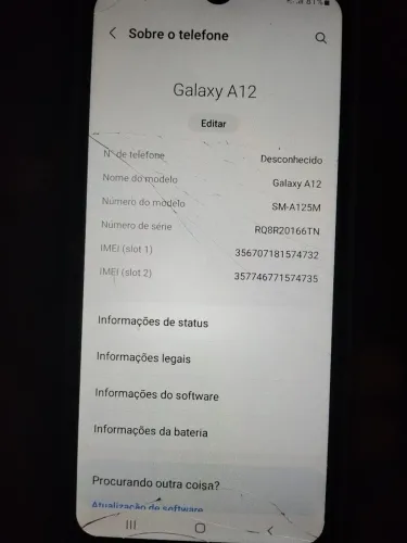Celular Samsung A12