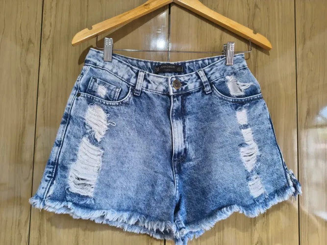 Shorts jeans feminino 