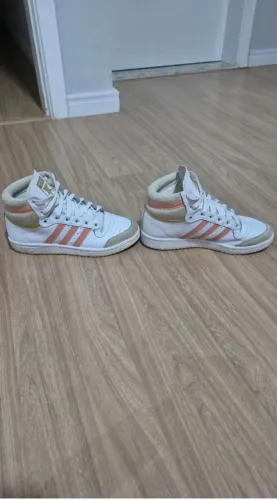 Tênis adidas top ten hi blanc ambient blush