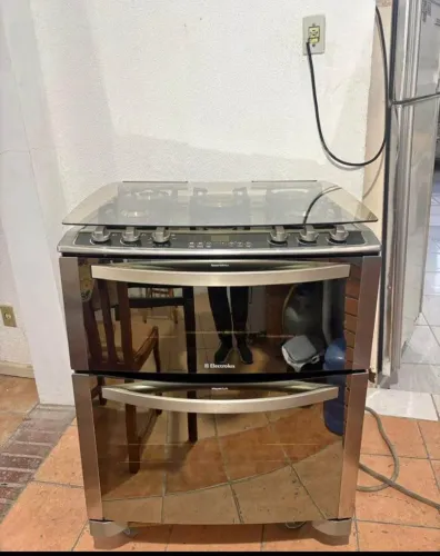 Fogão espelhado