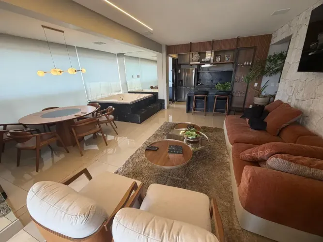 Apartamento 3 quartos mobiliado com ar condicionado em todos os quartos 2 vagas garagem Pl
