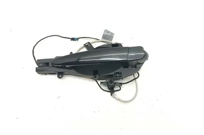 Maçaneta Externa Traseira Esquerda Bmw 320i 2010 Preto Traseira