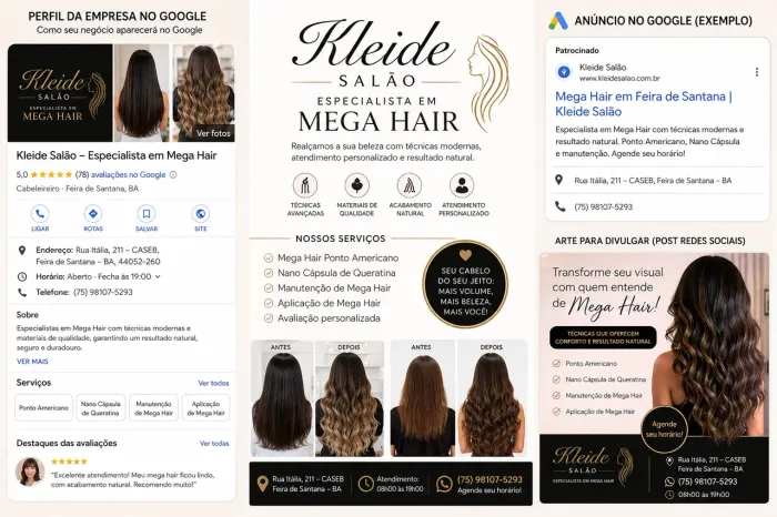 Kleide mega hair