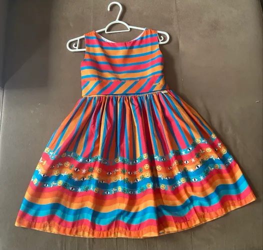 Vestido Menina rodado 10 anos