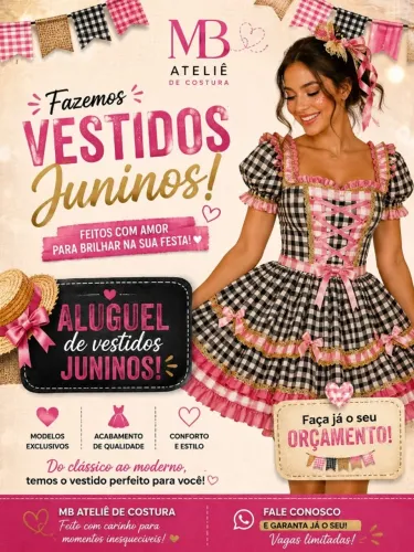 saias juninas