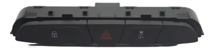 Botão Pisca Alerta Off Trava Montana G3 Onix Original Preto