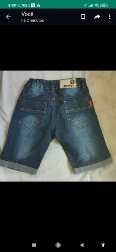 Calça e bermuda jeans