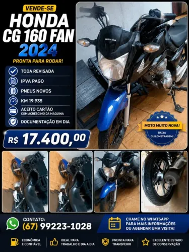 Honda CG 160 FAN 2024