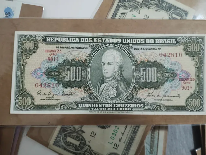 cédulas antigas para coleção