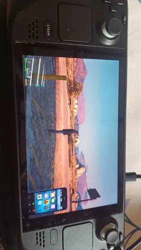Videogame steam deck