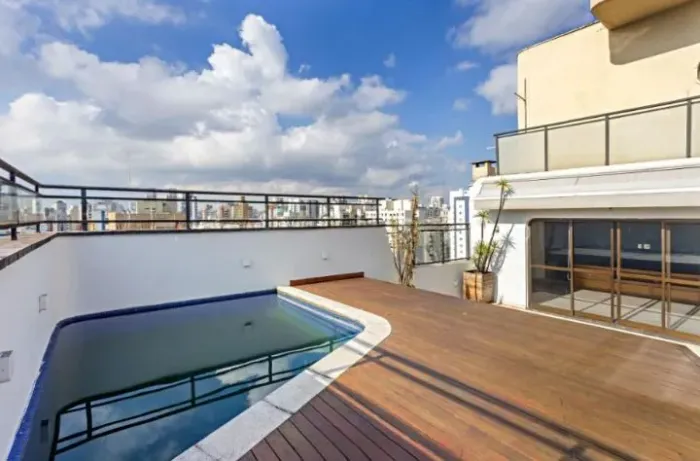 Cobertura Duplex com Piscina Privativa e 2 Suítes em Moema Pássaros  3 Vagas